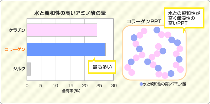 コラーゲン＝保湿PPT